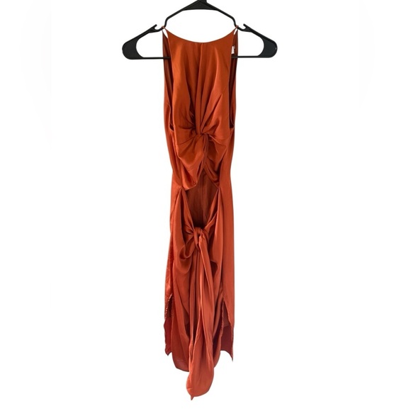 Andrea Iyamah Reni Twisted Midi Dress - Picture 3 of 7